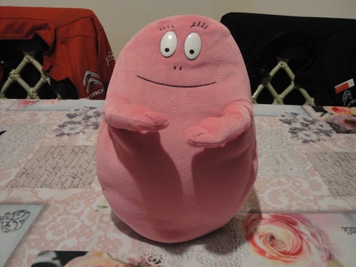Peluche rose barbapapa - rose,